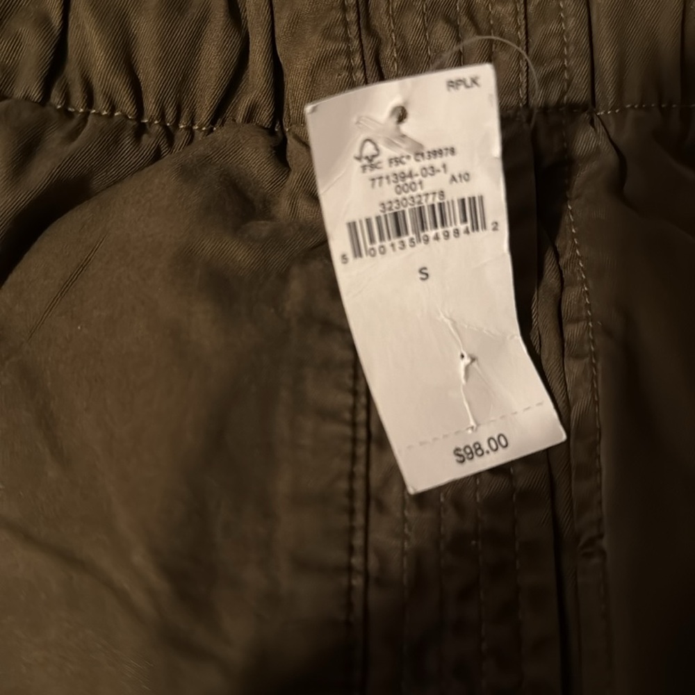 NWT! GAP Bracken Olive Green Mid Rise Barrel Parachute Pants - 771394 🩷 - Picture 6 of 6